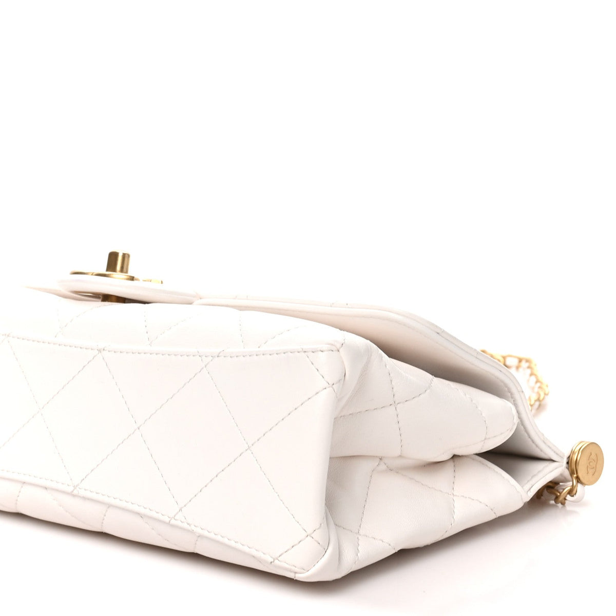 Lambskin Flap Shoulder Bag
