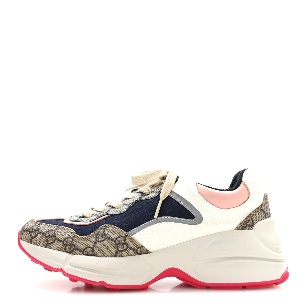GG Supreme Monogram Mix Monogram Rhyton Sneakers London Blue Beige Pal