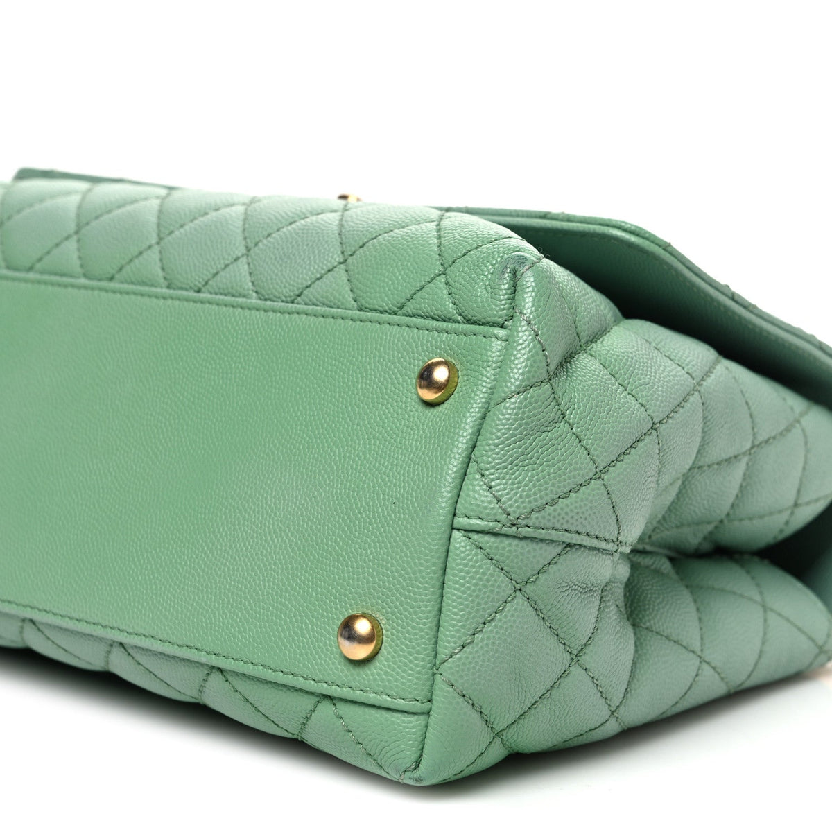 Small Quilted Caviar Flap Shoulder Bag