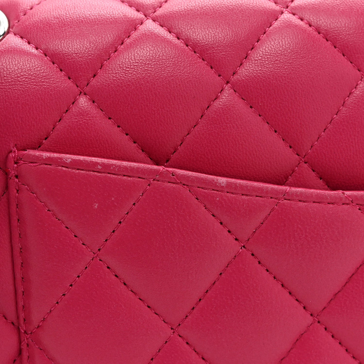 Medium Quilted Lambskin Flap Shoulder Bag