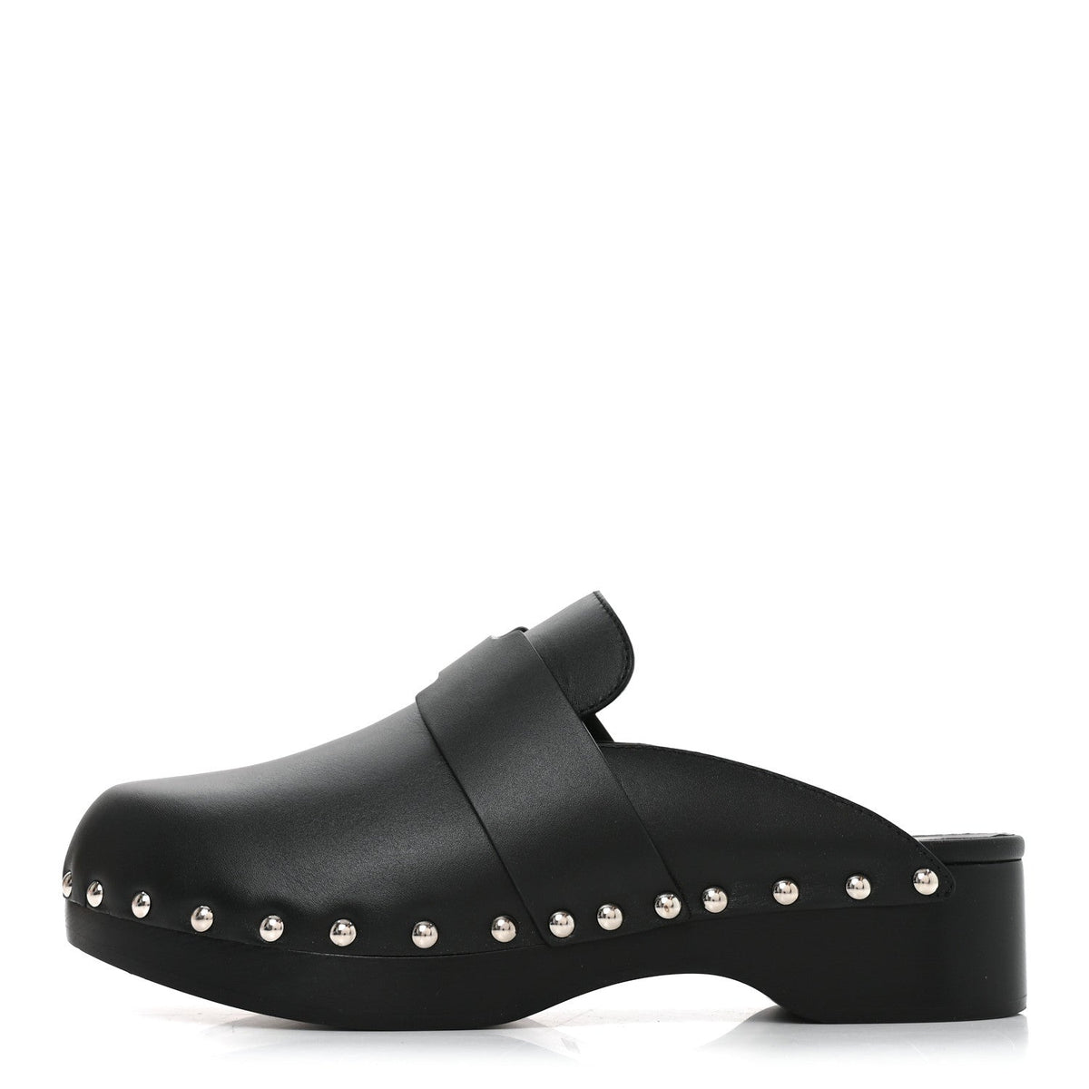 Calfskin Calya Mules Black