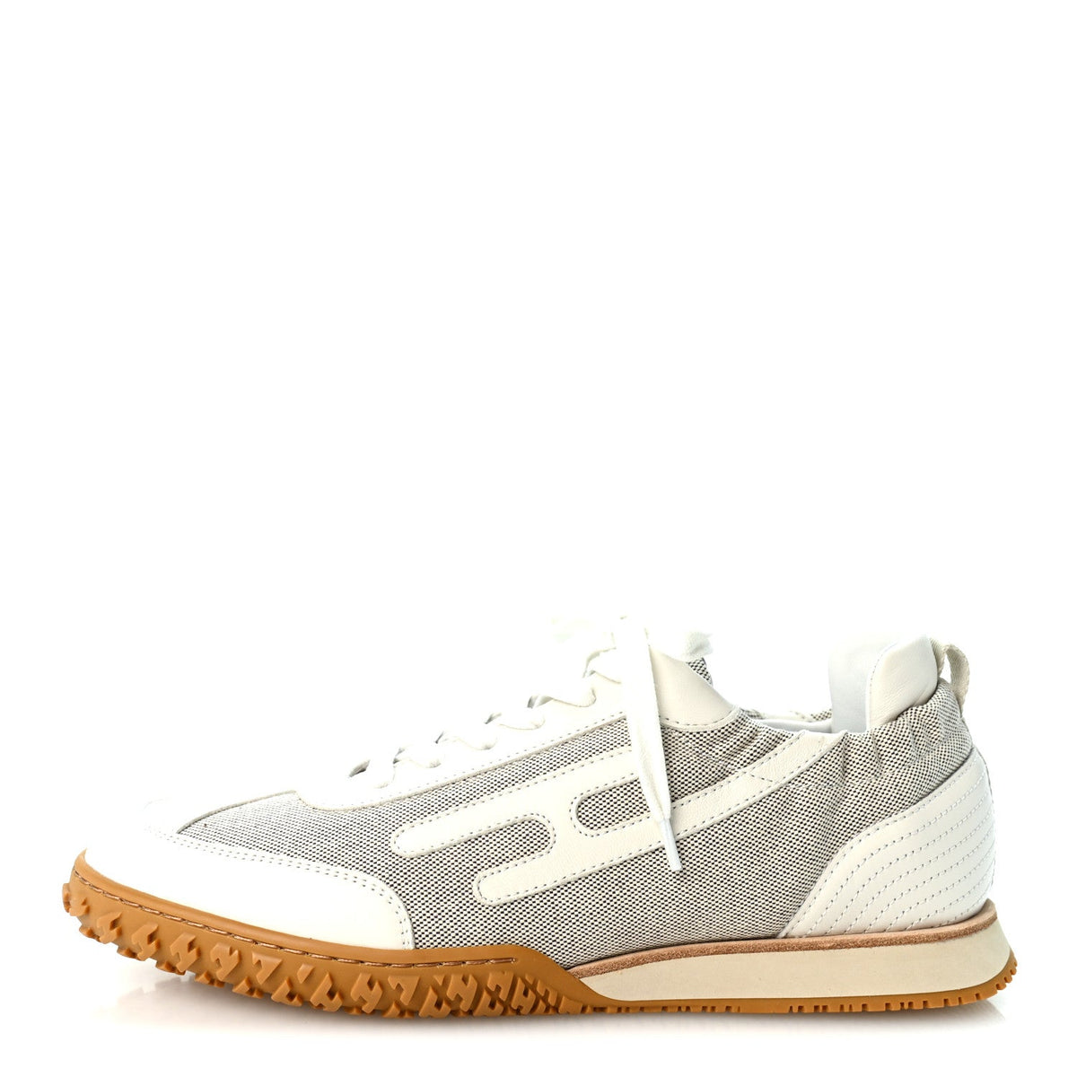 Canvas Nappa Jet Sneakers Prunoir White