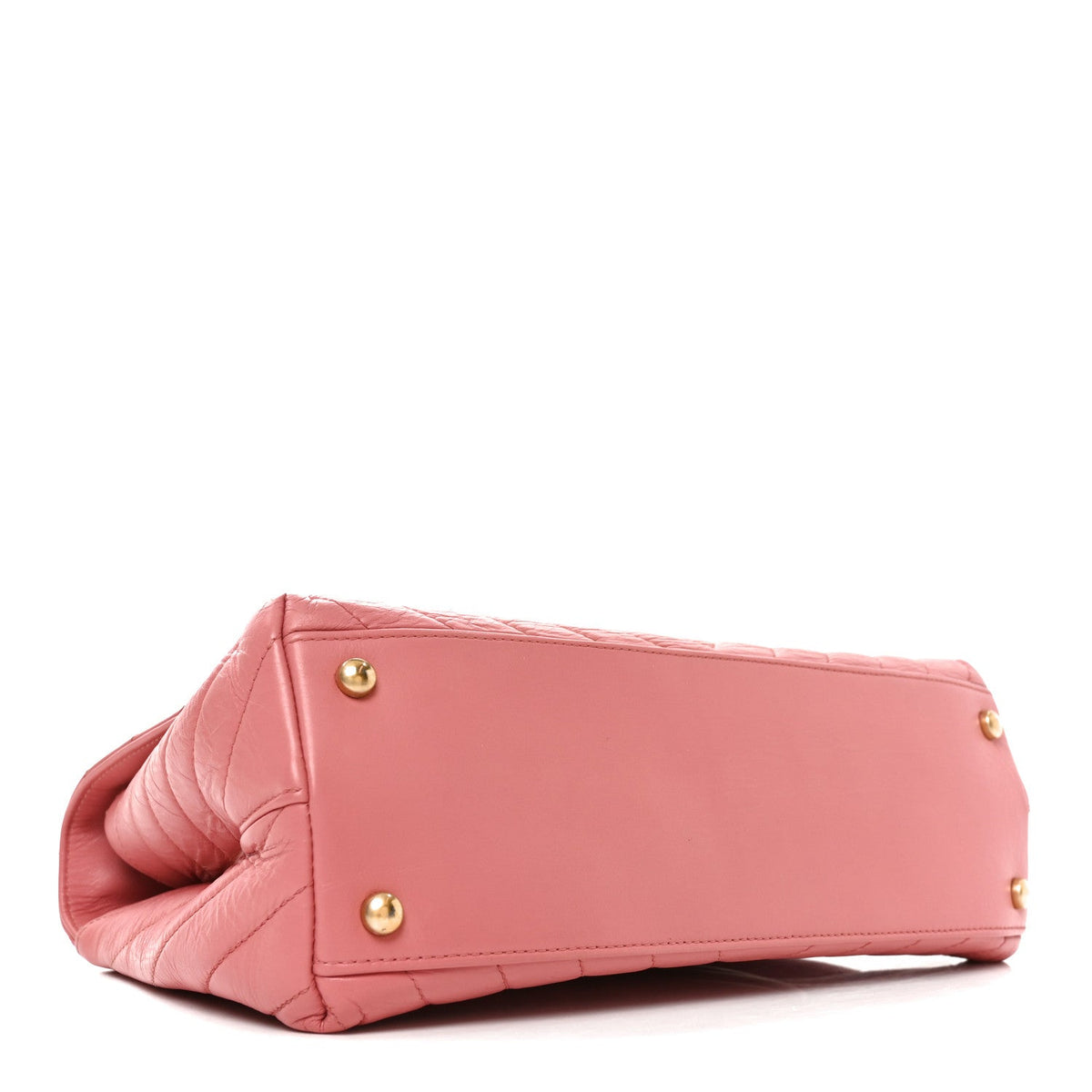Small Quilted Calfskin Flap Shoulder Bag