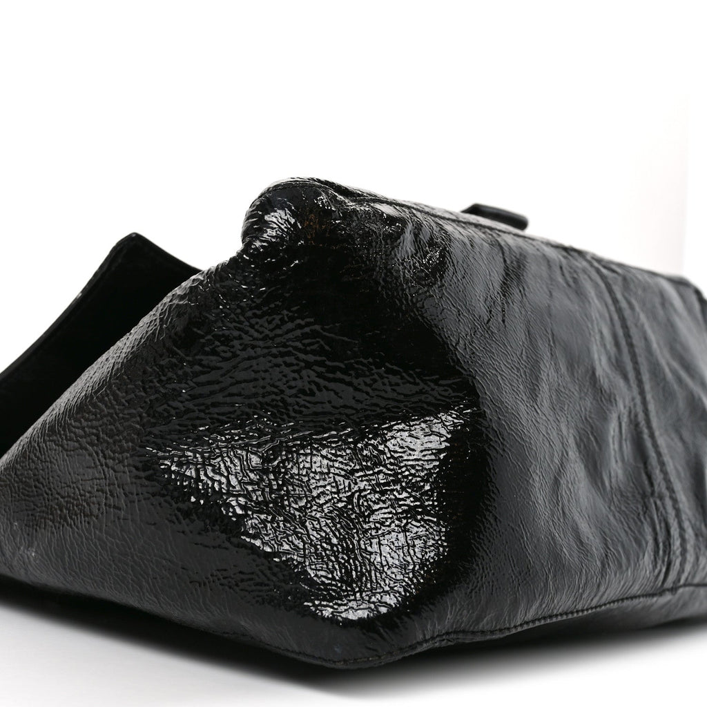 Fendi Patent Mama Baguette Black