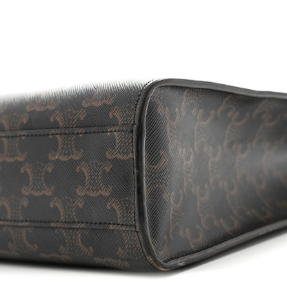 Small Calfskin Canvas Handbag