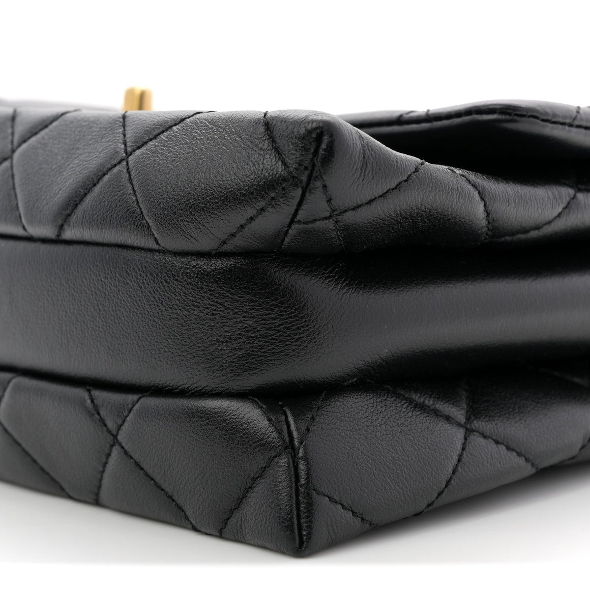 Mini Quilted Calfskin Flap Shoulder Bag