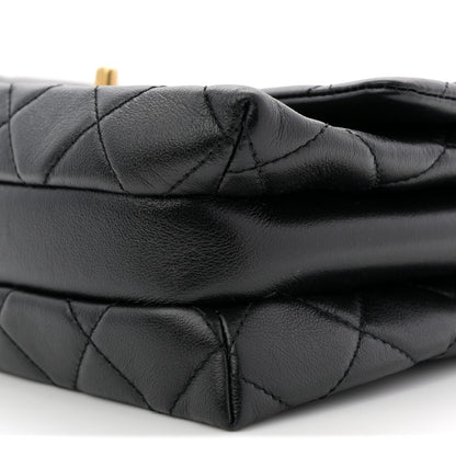 Mini Quilted Calfskin Flap Shoulder Bag