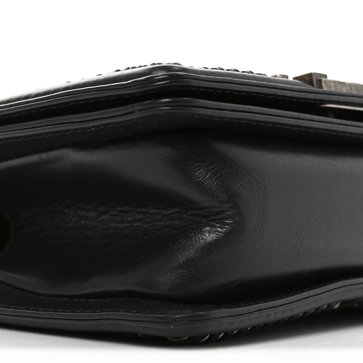 Small Quilted Goatskin Flap Shoulder Bag