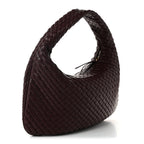 Bottega Veneta Lambskin Intrecciato Medium Padded Veneta Deep Mahogany