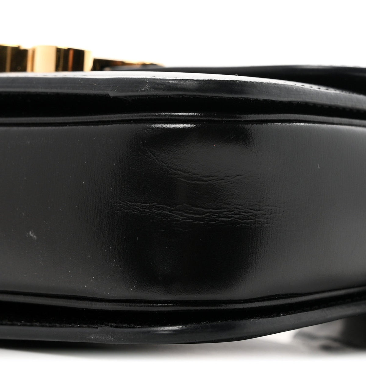 Celine Shiny Calfskin Teen Triomphe Black