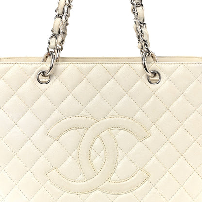 Quilted Caviar Tote Bag