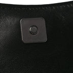 Gucci Nappa Matelasse Small Maxi Horsebit Shoulder Bag Black