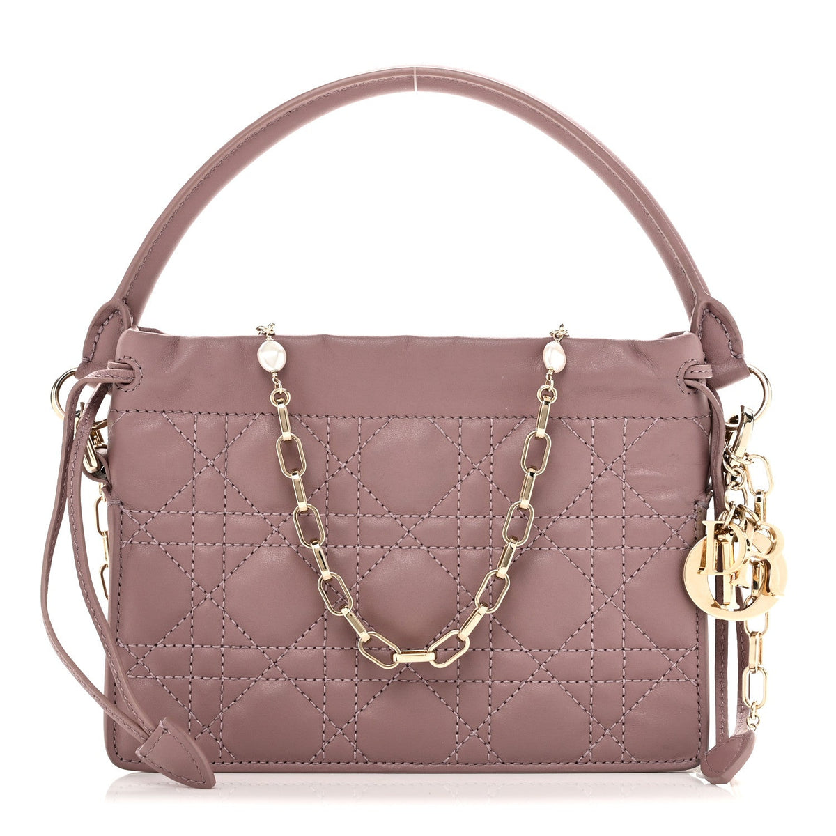 Mini Lambskin Handbag - Pink