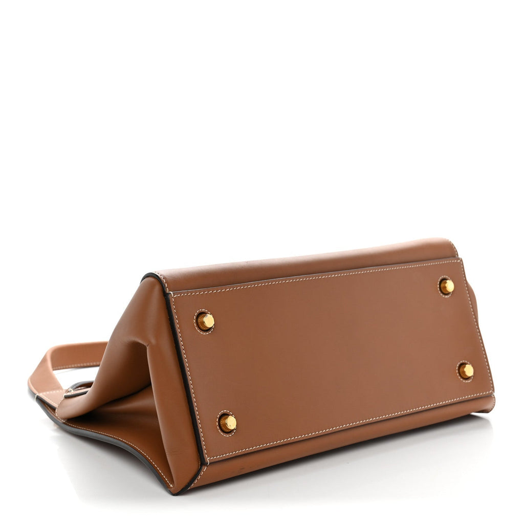 Celine Smooth Calfskin Medium Edge Shoulder Bag Camel