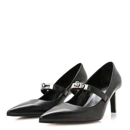 Hermes Nappa Kiara Kelly Women's Pumps Black