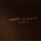 Saint Laurent Shearling Le 5 A 7 Mini Hobo Natural Beige