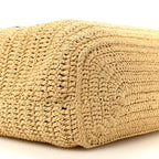 Saint Laurent Raffia Rive Gauche Tote Natural