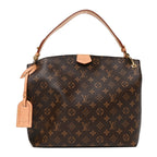Louis Vuitton Monogram Graceful PM Shoulder Bag Brown