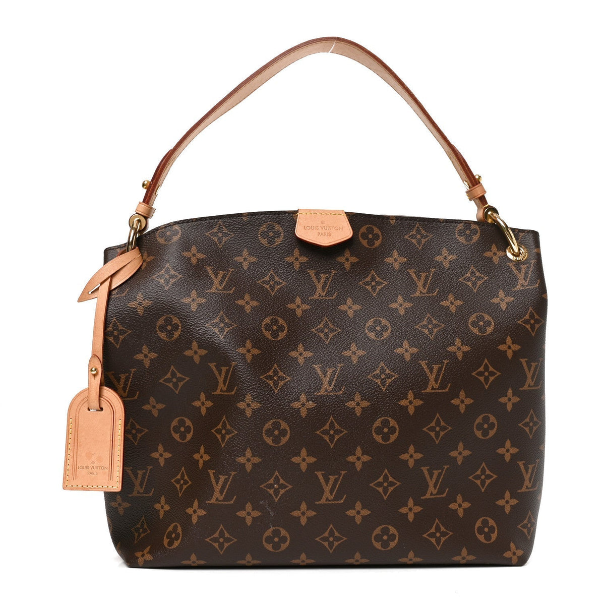 Louis Vuitton Monogram Graceful PM Shoulder Bag Brown
