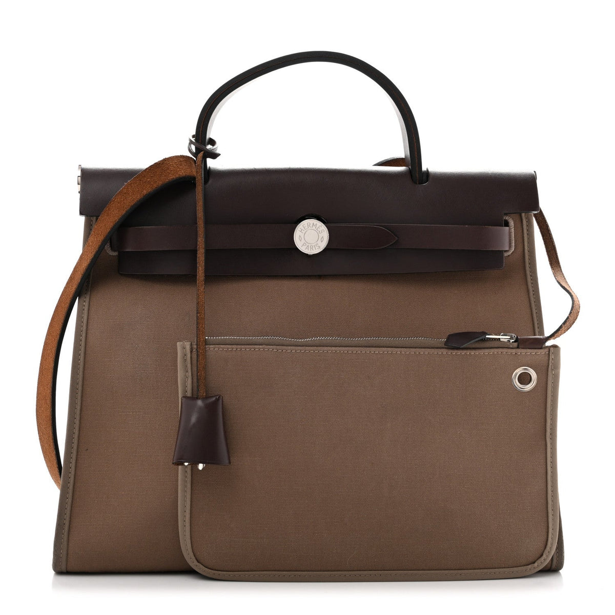 Vache Hunter Toile Herbag Zip 31 Pm Etou Handbag