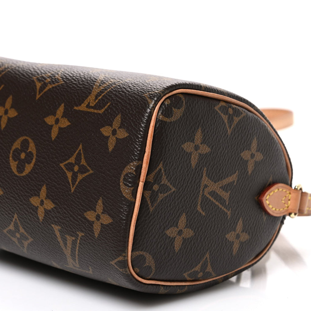 Louis Vuitton Monogram Canvas Nano Speedy Brown M61252