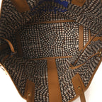 MCM Visetos Medium Liz Reversible Shopper Tote Cognac