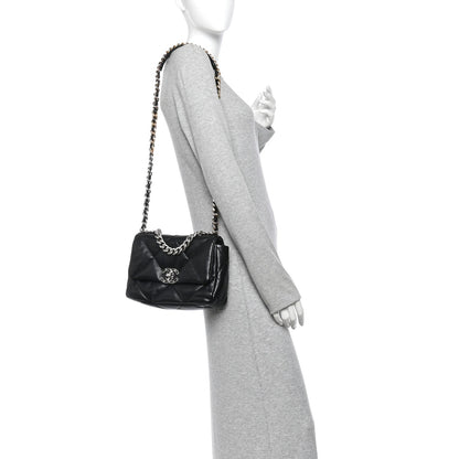 Medium Quilted Lambskin Flap Shoulder Bag