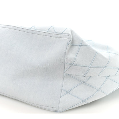 Small Quilted Calfskin Tote Bag