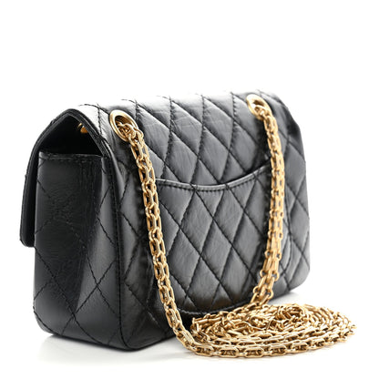 Mini Quilted Calfskin Flap Shoulder Bag