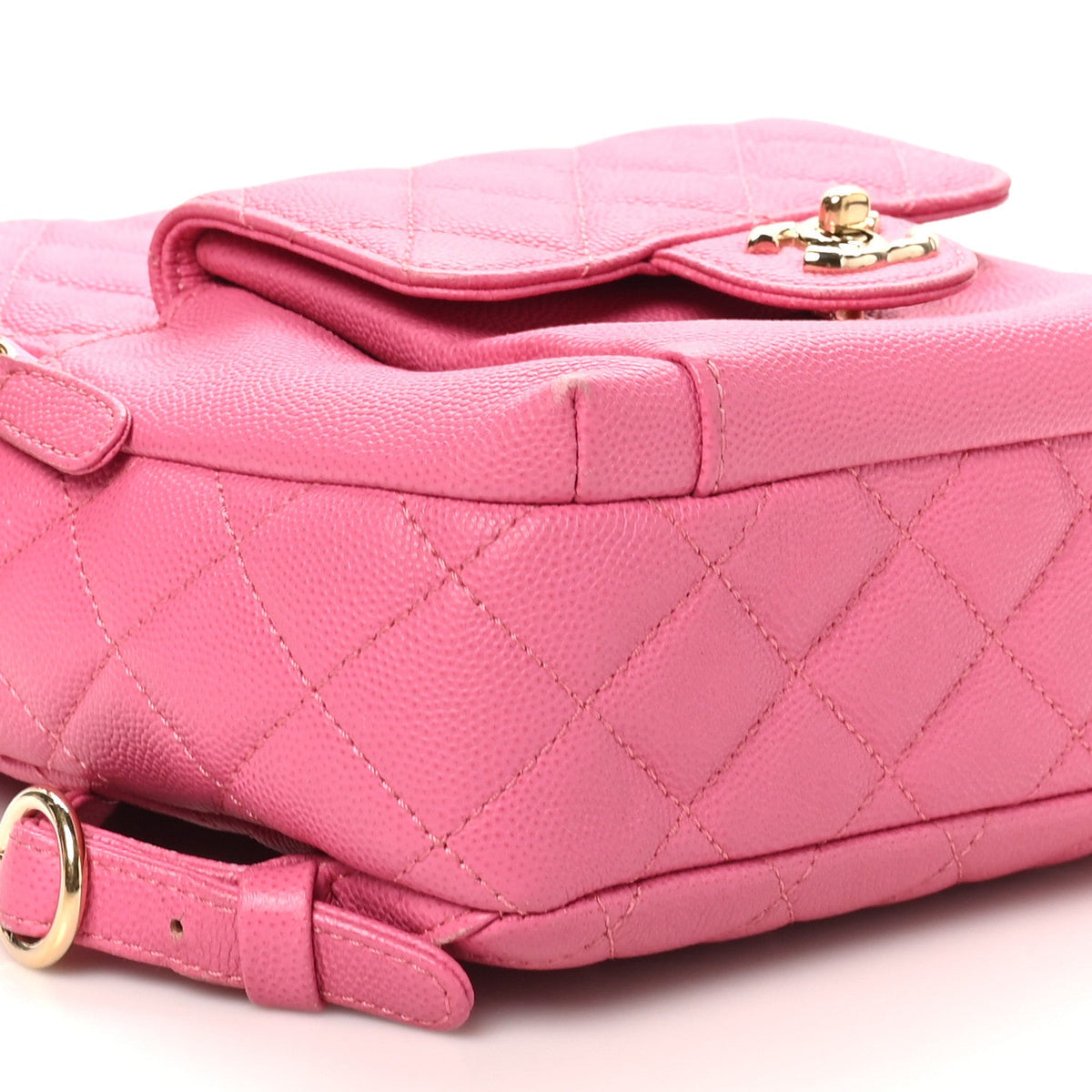 Small Quilted Caviar Backpack