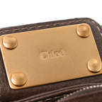 Chloe Calfskin Medium Paddington Satchel Chocolate