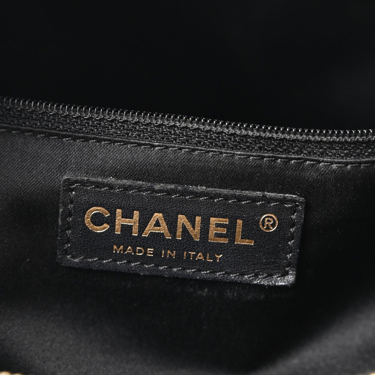 Quilted Caviar Tote Bag