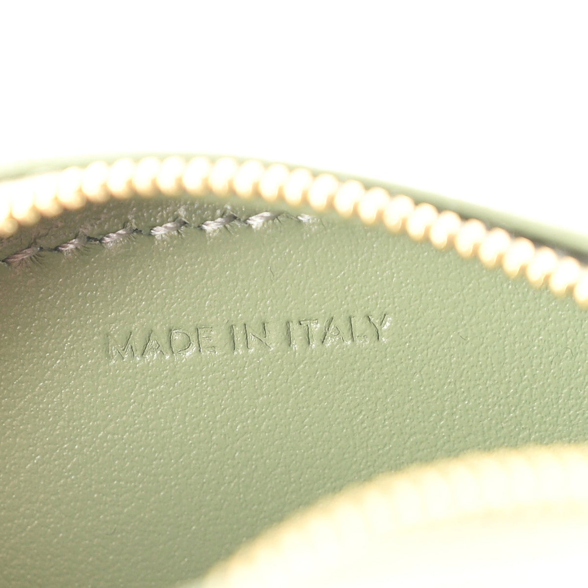 Celine Smooth Calfskin Cuir Small Triomphe Oval Bag Sage