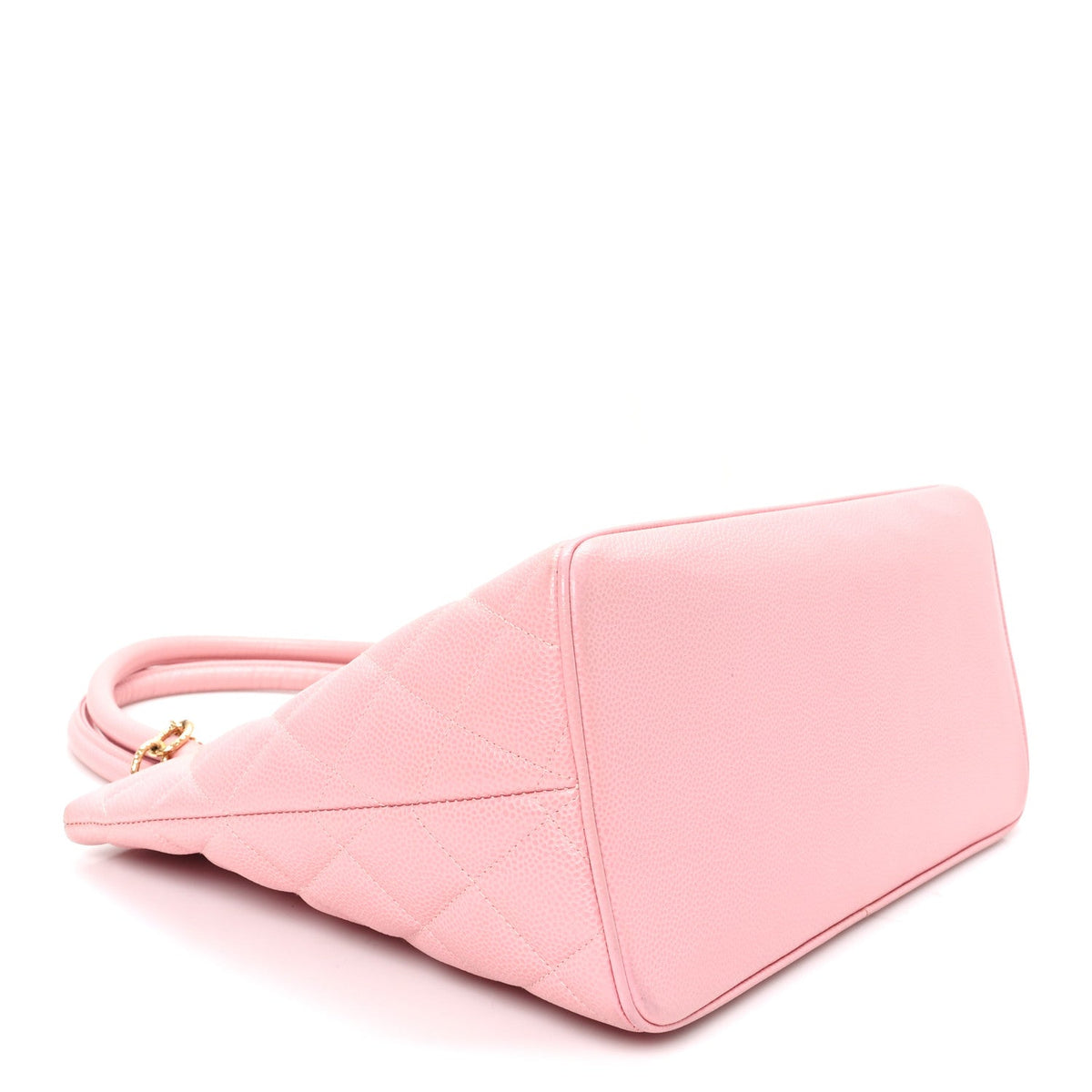 Chanel Caviar Quilted Medallion CC Tote Light Pink