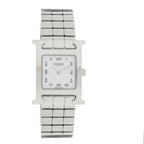 Hermes Stainless Steel 21mm Heure H Watch White