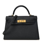 Hermes Epsom Mini Kelly Sellier 20 Black