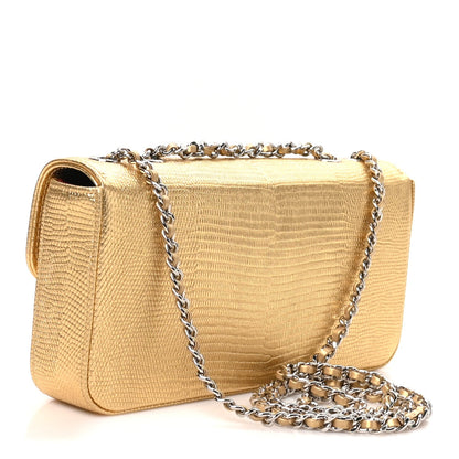 Small Calfskin Flap Shoulder Bag