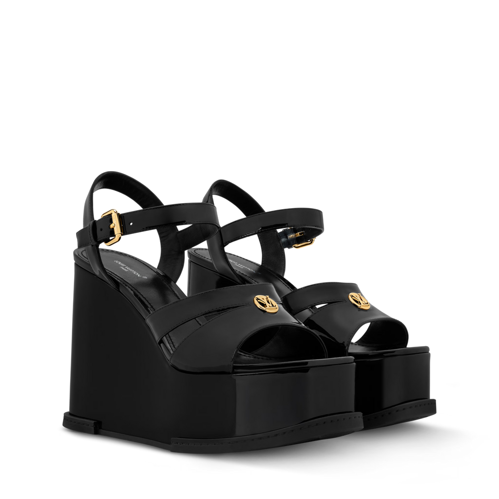 Women's Maya Wedge Sandal Black 1AHOBD