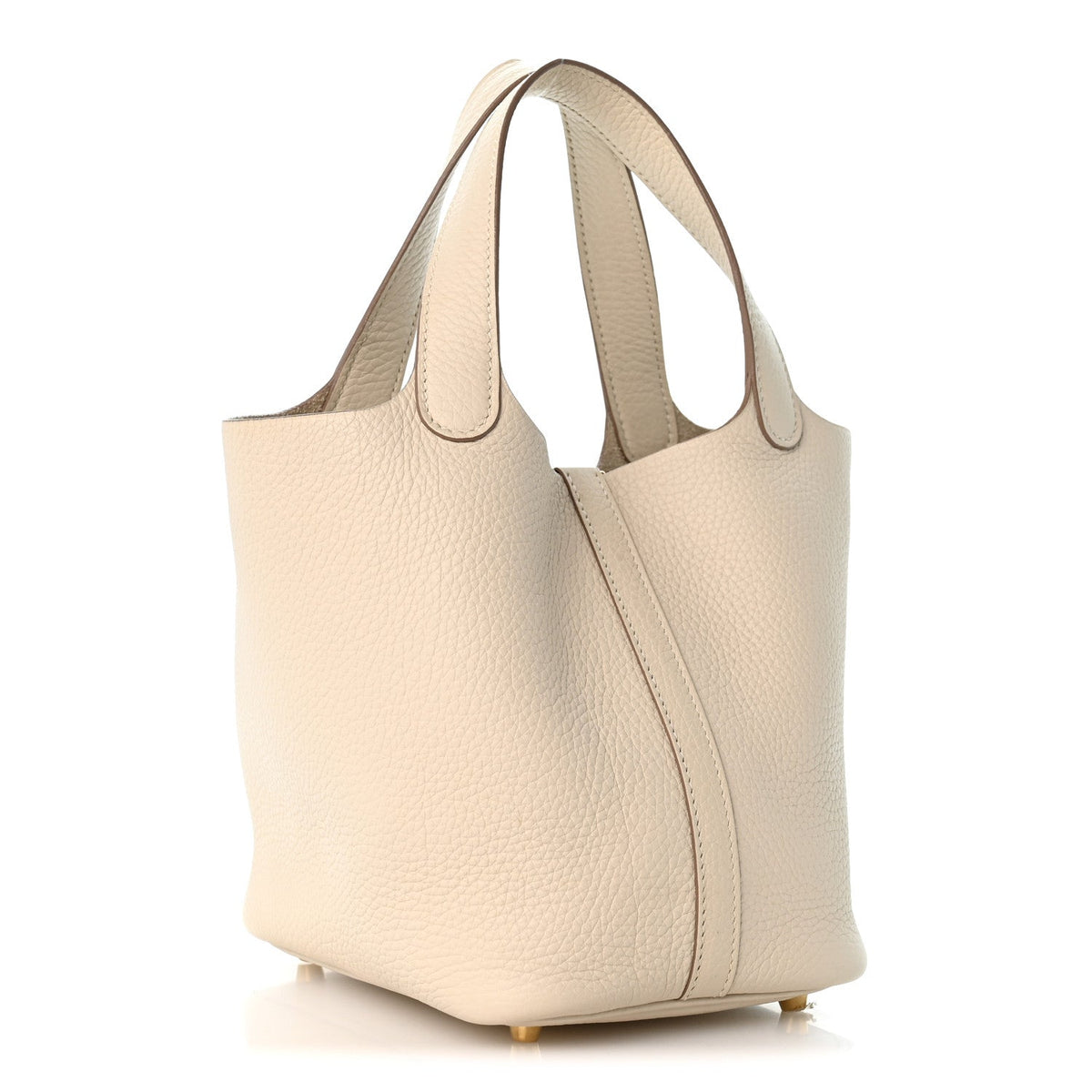 Taurillon Clemence Picotin Lock 18 Pm Cr Handbag