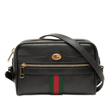 Ophidia Shoulder Bag Leather Mini
