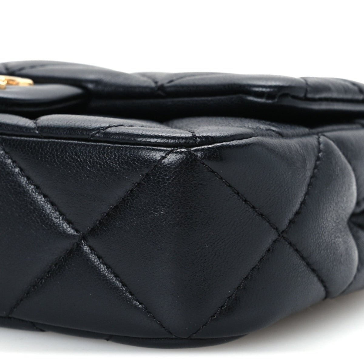 Mini Quilted Lambskin Flap Shoulder Bag
