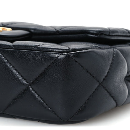 Mini Quilted Lambskin Flap Shoulder Bag