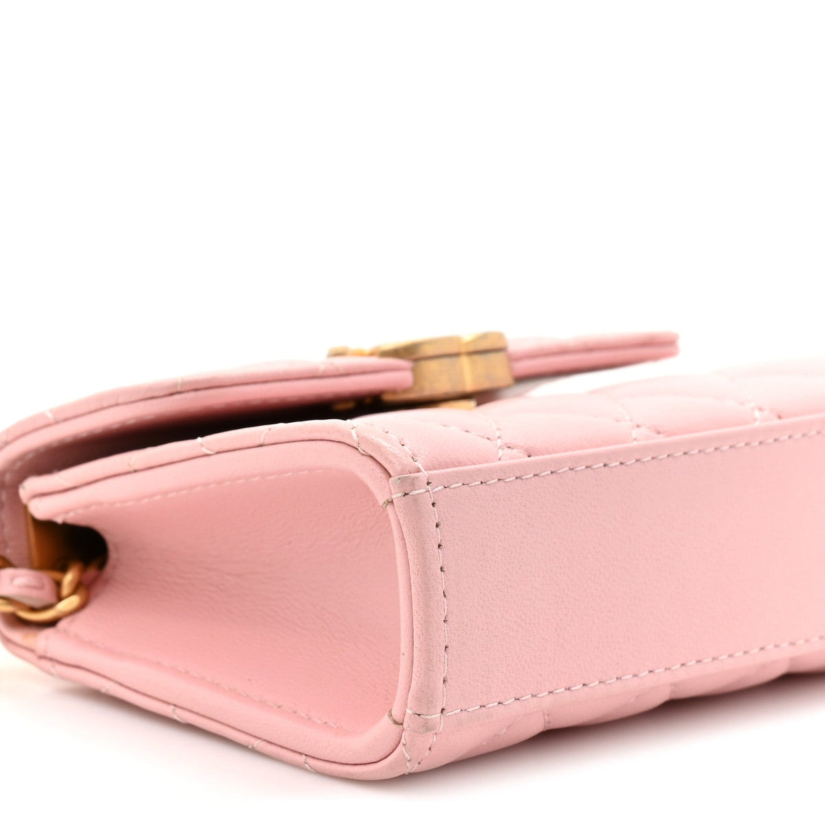 Mini Quilted Lambskin Flap Shoulder Bag