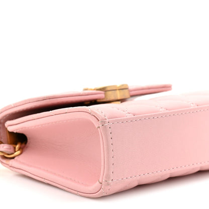 Mini Quilted Lambskin Flap Shoulder Bag