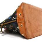 Louis Vuitton Monogram Multicolor Alma Bag Black