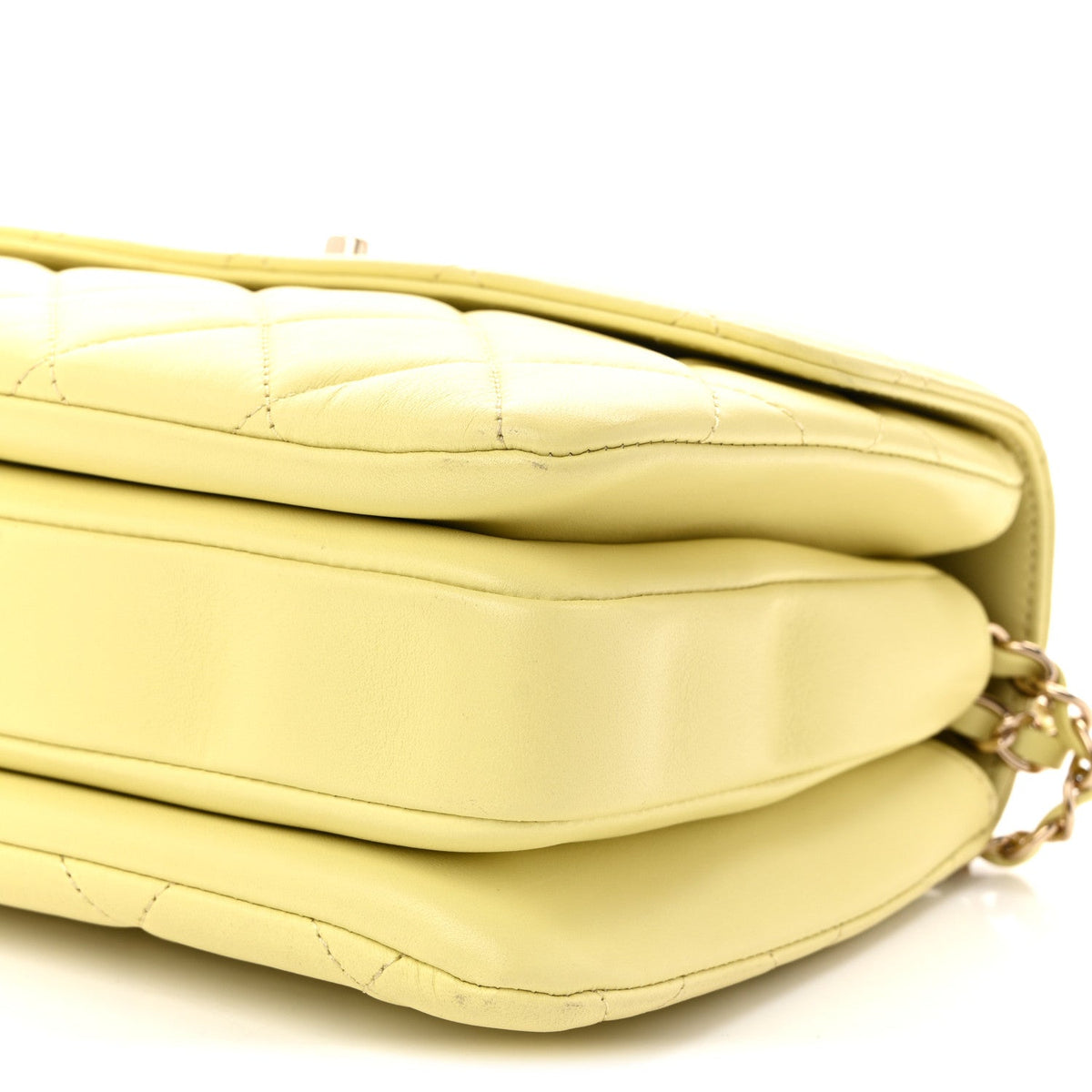 Small Quilted Lambskin Flap Shoulder Bag