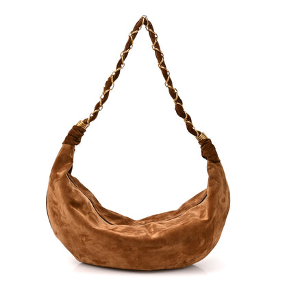 Small Suede Hobo Bag