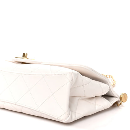 Lambskin Flap Shoulder Bag
