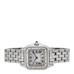 Cartier Stainless Steel 22mm Panthere Quartz Watch Ivory