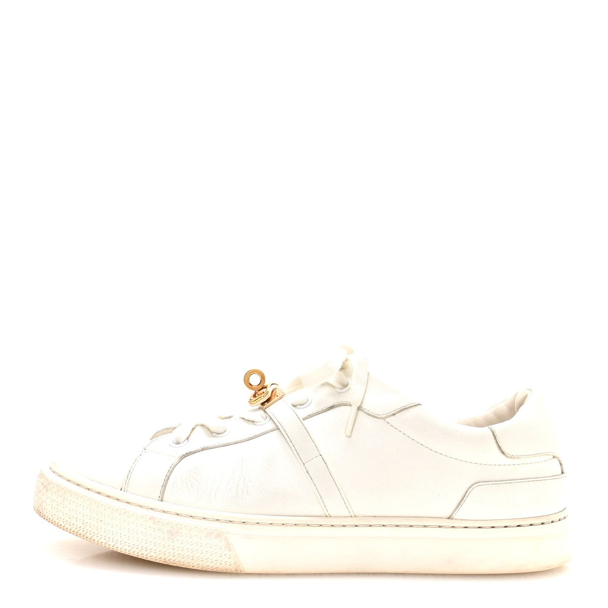 Hermès Calfskin Women's Day Sneakers 40 White
